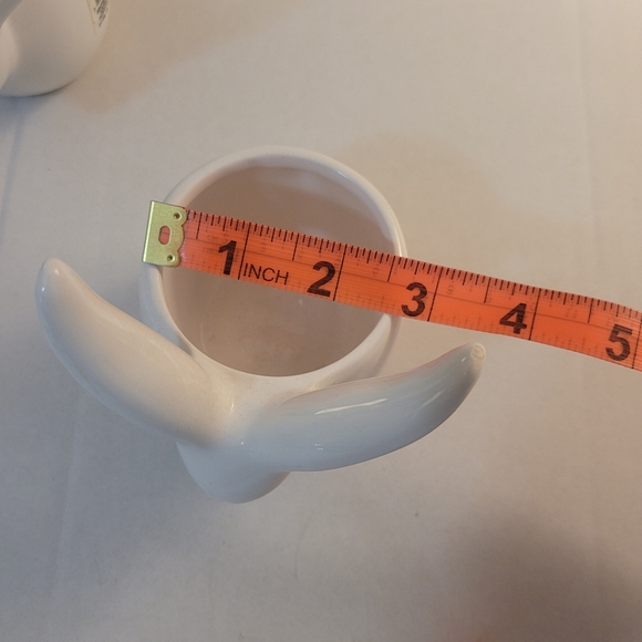 White Ceramic Bunny Planters Set - Picture 2 of 3